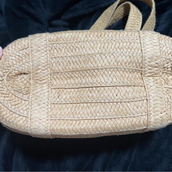 Draper James Straw Summer Bag, Beach Bag with Scarf - Picture 5 of 8